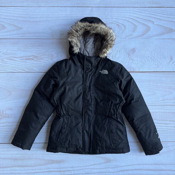 The North Face Greenland Parka Girls S 7/8 Dryvent 550 Goose Down Hooded Jacket - Picture 1 of 11